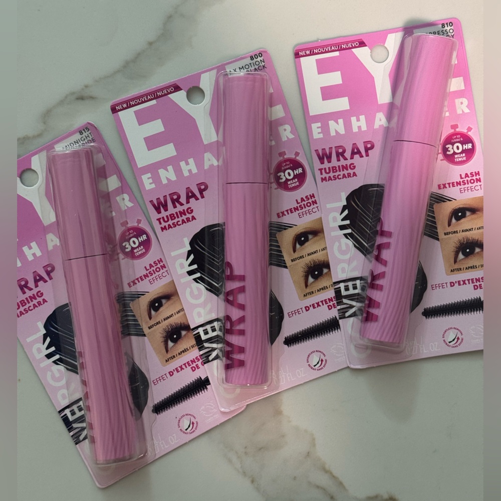 BRAND NEW Covergirl eye enhancer wrap tubing mascara in all 3 colors